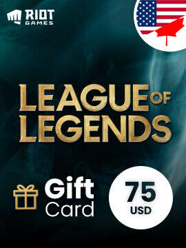 League of Legends Gift Card 75 USD North America Riot CD Key