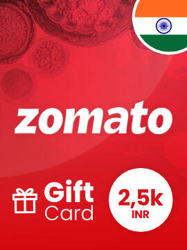 Zomato Gift Card 2500 INR India Zomato CD Key