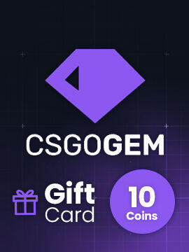 CSGOGem Gift Card 10 Coins CSGOGem CD Key