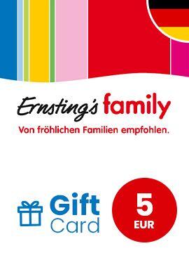 Ernstings Family Gift Card 5 EUR Germany Ernsting's family CD Key