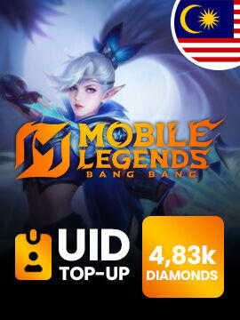Mobile Legends 4830 Diamonds ( 4003 + 827 Bonus ) Malaysia Mobilelegends UID Top-up