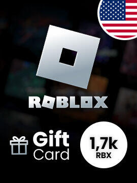 Roblox Card 1700 Robux United States Roblox CD Key