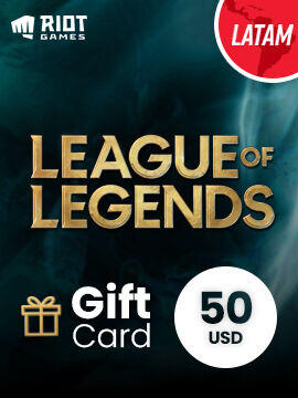 League of Legends Gift Card 50 USD Latam Riot CD Key
