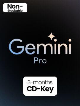 Gemini Pro Non-Stackable 3 Months Gemini CD Key
