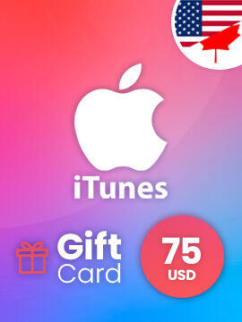 Apple iTunes Gift Card 75 USD North America iTunes CD Key