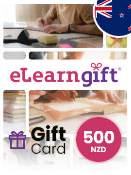eLearnGift Gift Card 500 NZD New Zealand eLearnGift CD Key