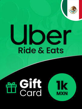 UBER Ride and Eats Voucher 1000 MXN Mexico Uber CD Key