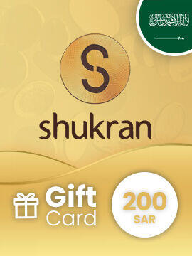 Shukran Gift Card 200 SAR Saudi Arabia Shukran CD Key