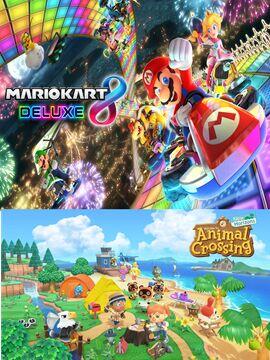 Mario Kart 8 Deluxe + Animal Crossing: New Horizons Nintendo Switch Account PSNAccounts Pick-up Site