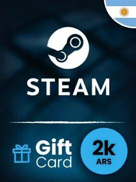 Steam Gift Card 2000 ARS Argentina Steam CD Key