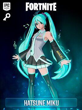 Fortnite - Hatsune Miku Skin Epic Games CD Key