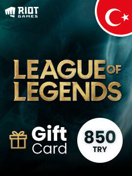 League of Legends Gift Card 850 TRY Turkey Riot CD Key