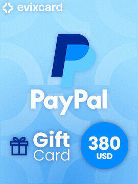 EvixCard PayPal Gift Card 380 USD by EvixCard CD Key