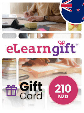 eLearnGift Gift Card 210 NZD New Zealand eLearnGift CD Key