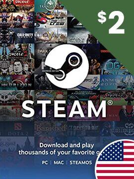 Steam Gift Card 2 USD Steam CD Key