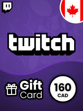 Twitch Gift Card 160 CAD Canada twitch CD Key