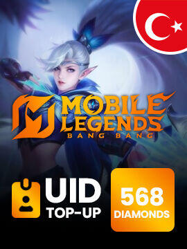 Mobile Legends 568 Diamonds ( 503 + 65 Bonus ) Turkey Mobilelegends UID Top-up