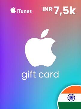 Apple iTunes Gift Card 7500 INR India iTunes CD Key