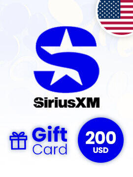 SiriusXM Gift Card 200 USD United States SiriusXM CD Key