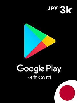 Google Play Gift Card 3000 JPY Japan Google Play CD Key