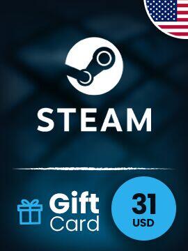 Steam Gift Card 31 USD United States Steam CD Key