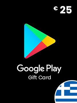 Google Play Gift Card 25 EUR Greece Google Play CD Key