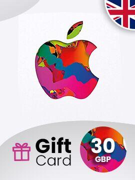 Apple Gift Card 30 GBP United Kingdom Apple CD Key