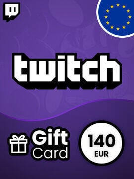 Twitch Gift Card 140 EUR Europe twitch CD Key