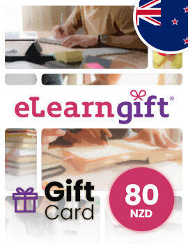 eLearnGift Gift Card 80 NZD New Zealand eLearnGift CD Key