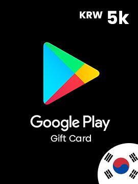 Google Play Gift Card 5000 KRW South Korea Google Play CD Key