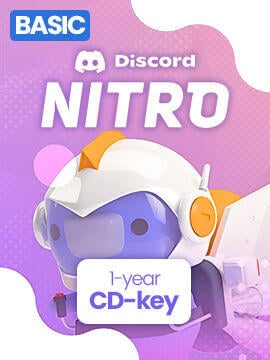 Discord Nitro Basic 1 Year Discord CD Key