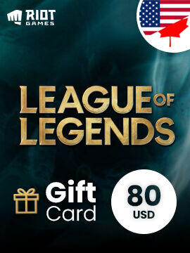 League of Legends Gift Card 80 USD North America Riot CD Key
