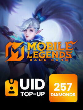 Mobile Legends 257 Diamonds Mobile Legends UID Top-Up