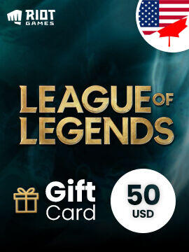 League of Legends Gift Card 50 USD North America Riot CD Key