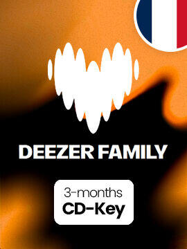 Deezer Family 3 Months France Deezer CD Key