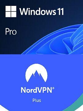 Windows 11 Pro + NordVPN Plus 1 Year / 10 Devices Microsoft CD Key