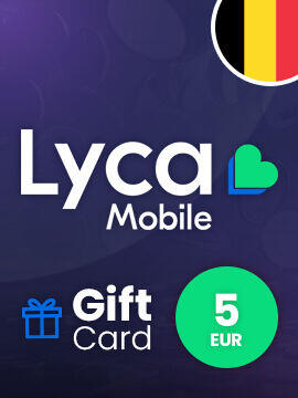 Lycamobile Gift Card 5 EUR Belgium Lycamobile CD Key
