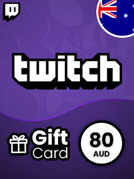 Twitch Gift Card 80 AUD Australia twitch CD Key