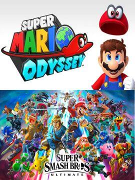 Super Mario Odyssey + Super Smash Bros Ultimate Nintendo Switch Account PSNAccounts Pick-up Site