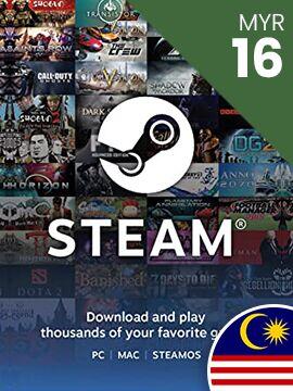 Steam Gift Card 16 MYR Malaysia Steam CD Key