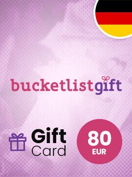 BucketlistGift Gift Card 80 EUR Germany BucketlistGift CD Key