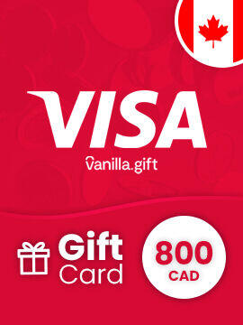 Vanilla Visa 800 CAD Canada Vanilla Visa CD Key