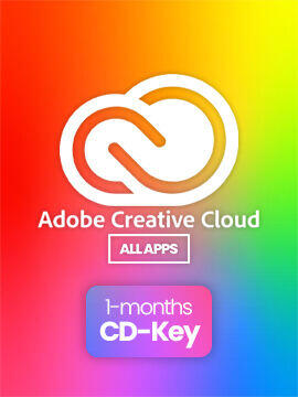 Adobe Creative Cloud All Apps 1 Month Adobe CD Key