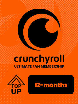 Crunchyroll Ultimate Fan Subscription 12 Months Crunchyroll Manual Top-Up