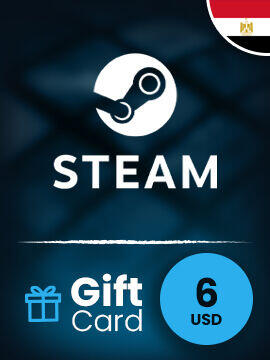 Steam Gift Card 6 USD Egypt Steam CD Key