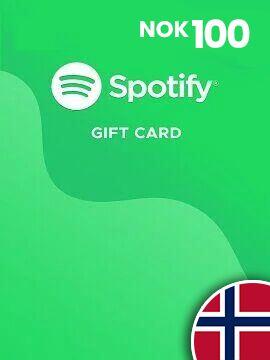 Spotify Gift Card 100 NOK Norway Spotify CD Key