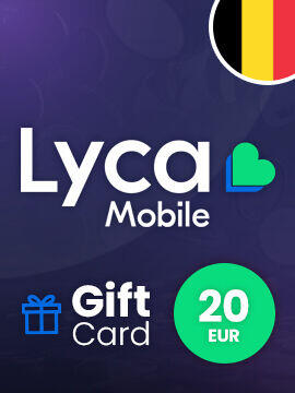 Lycamobile Gift Card 20 EUR Belgium Lycamobile CD Key