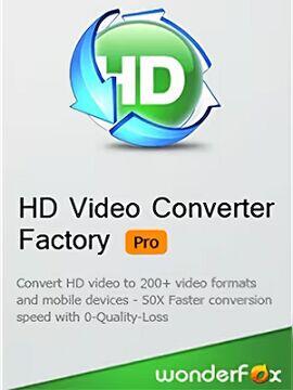 Wonderfox: HD Video Converter Factory Pro version 27.9 Perpetual / 1 PC Wonderfox CD Key