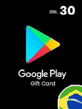 Google Play Gift Card 30 BRL Brazil Google Play CD Key