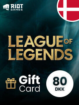 League of Legends Gift Card 80 DKK Denmark Riot CD Key